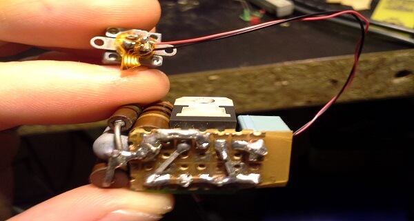 burnt out circuits and resistors