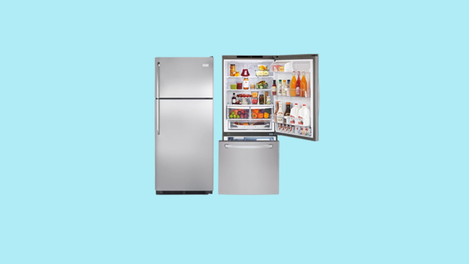 top frizzer fridge